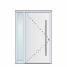 Glass on the left - right